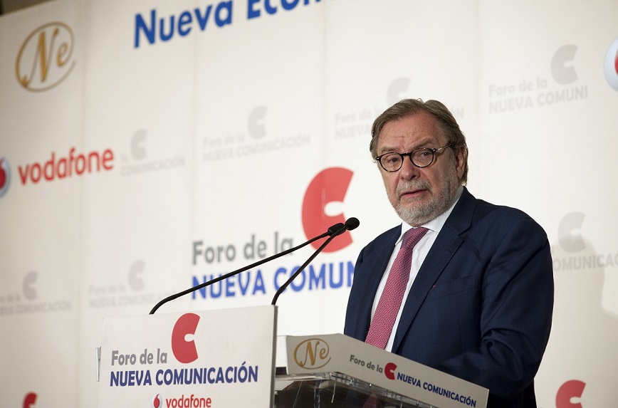 Juan Luis Cebrián, presidente ejecutivo del Grupo Prisa. Foto: Pablo Vázquez / APM